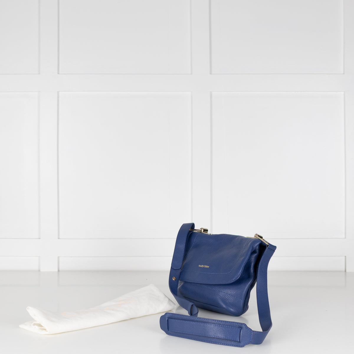 See By Chloe Blue Leather Crossbody Bag