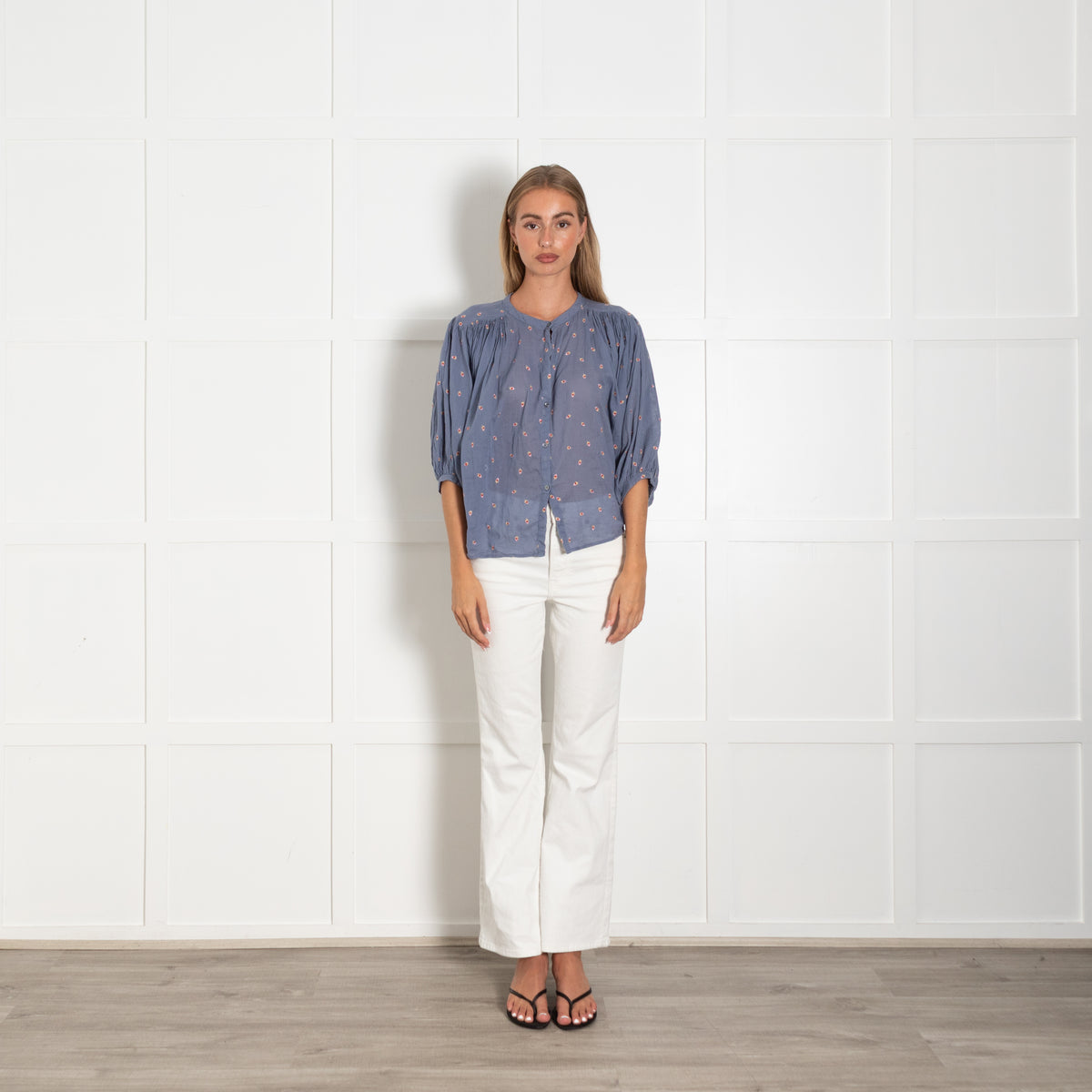 Bellerose Ink Oversized Blue Blouse