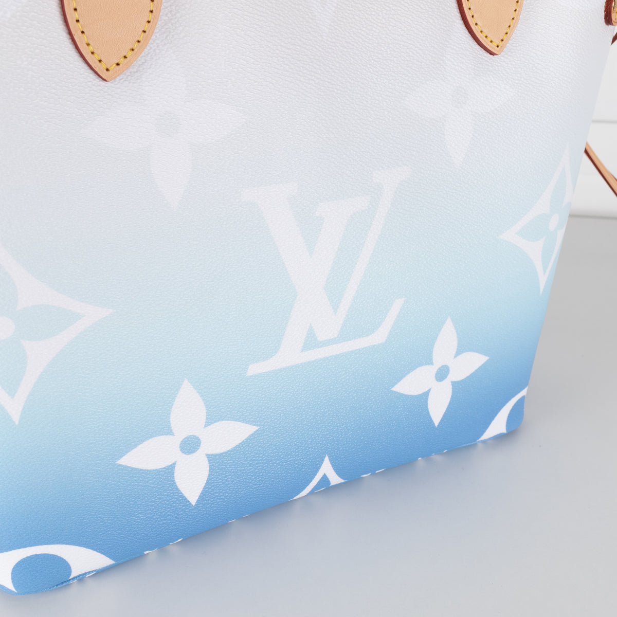 Louis Vuitton Blue By The Pool Neverfull MM Tote - Limited Edition
