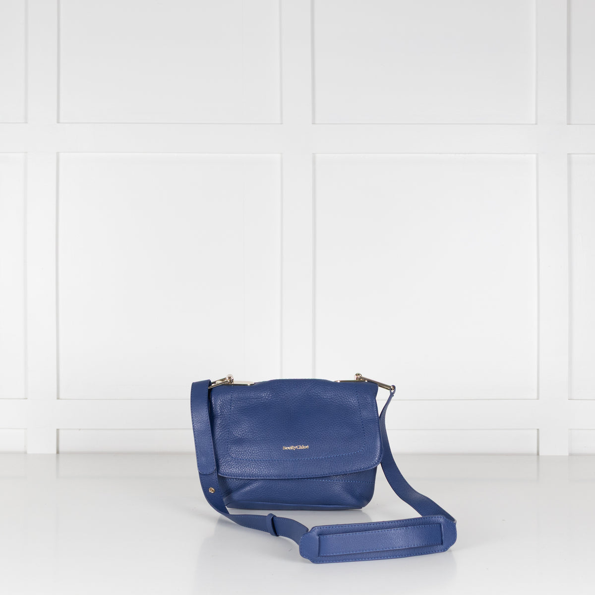 See By Chloe Blue Leather Crossbody Bag