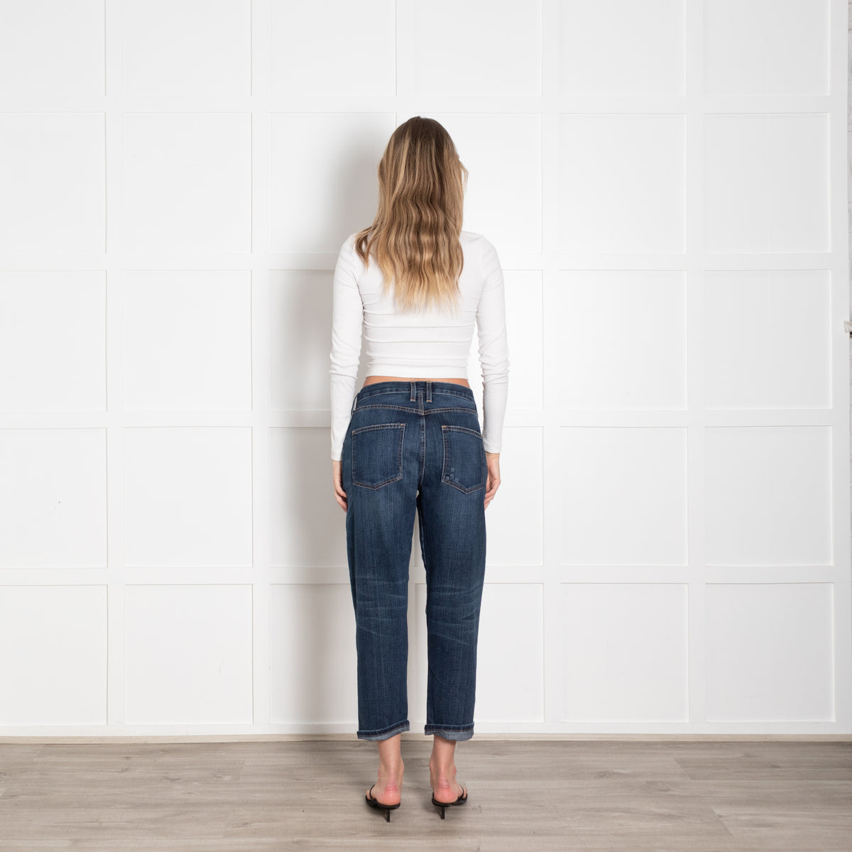 Current Elliott Blue Boyfriend Jeans