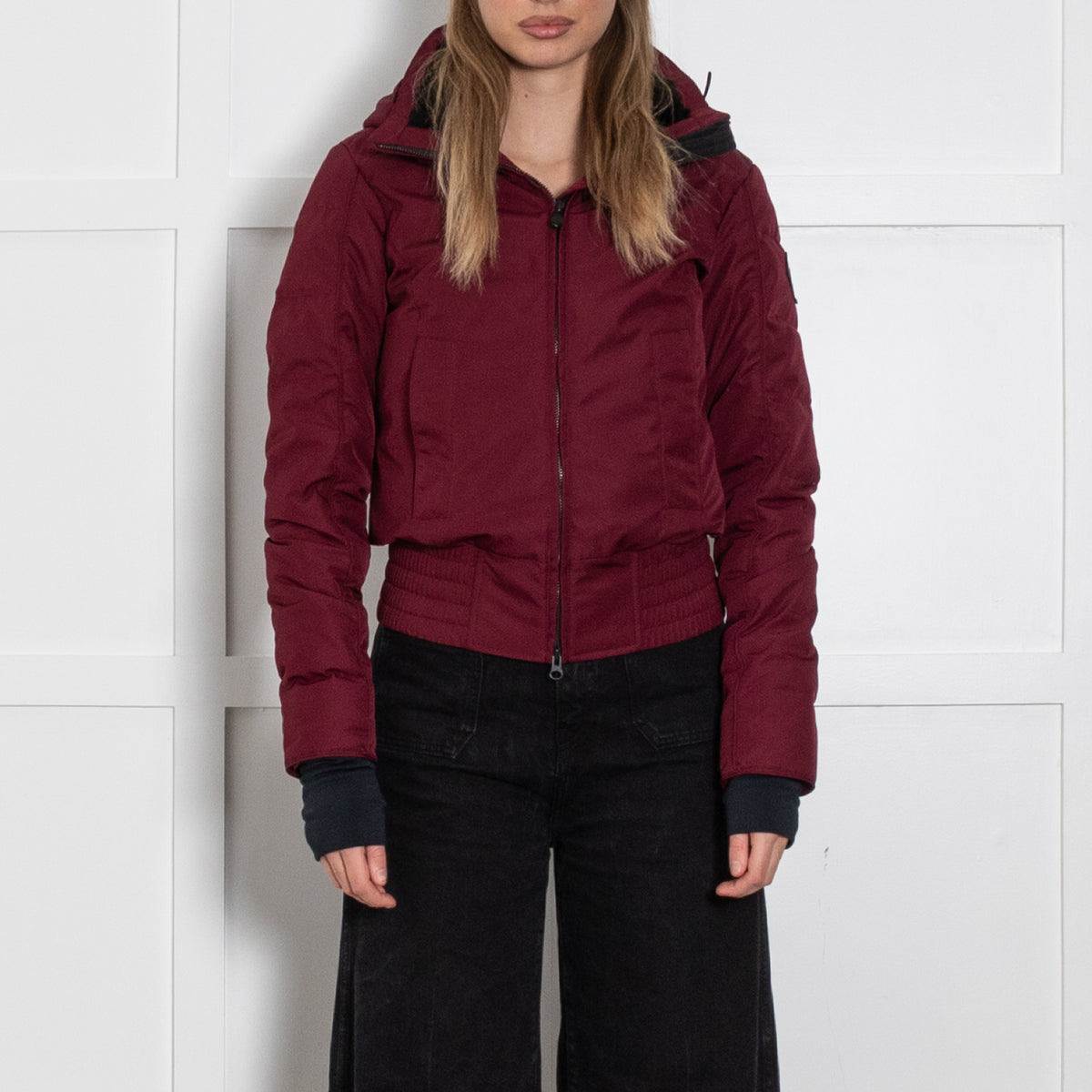 Canada Goose Burgundy Puffer Jacket