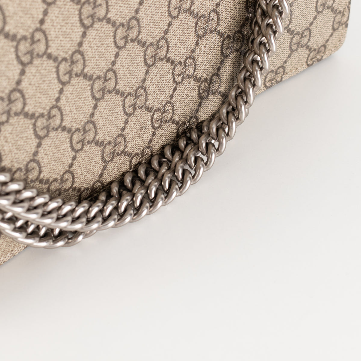 Gucci Small Monogram Dionysus with Black Suede