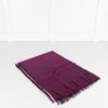 Valentino Purple Cotton Scarf