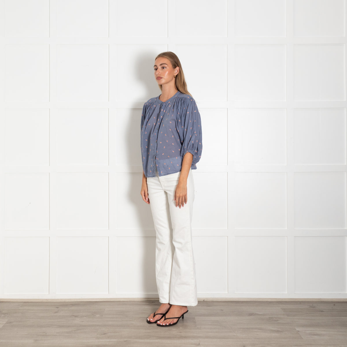 Bellerose Ink Oversized Blue Blouse