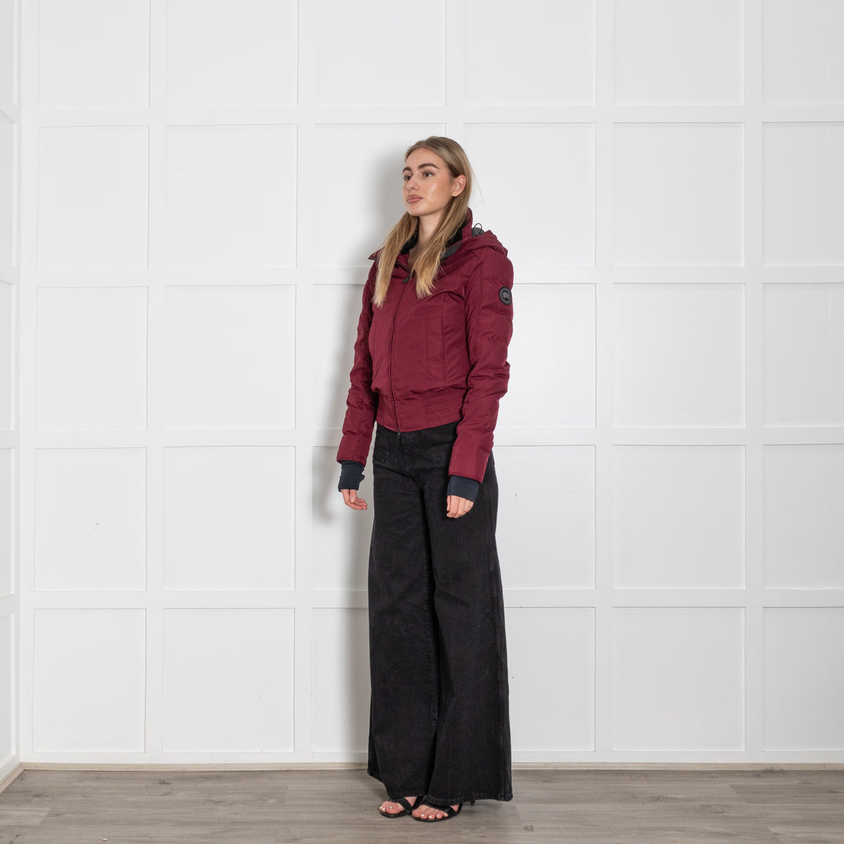 Canada Goose Burgundy Puffer Jacket