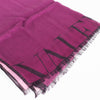 Valentino Purple Cotton Scarf