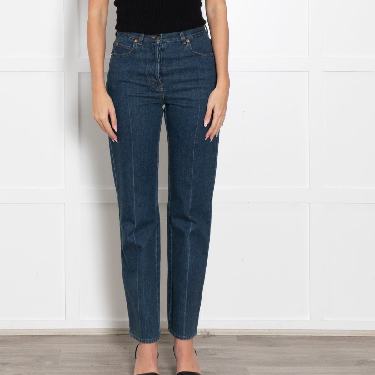 Gucci Blue Denim with Horsebit Detail