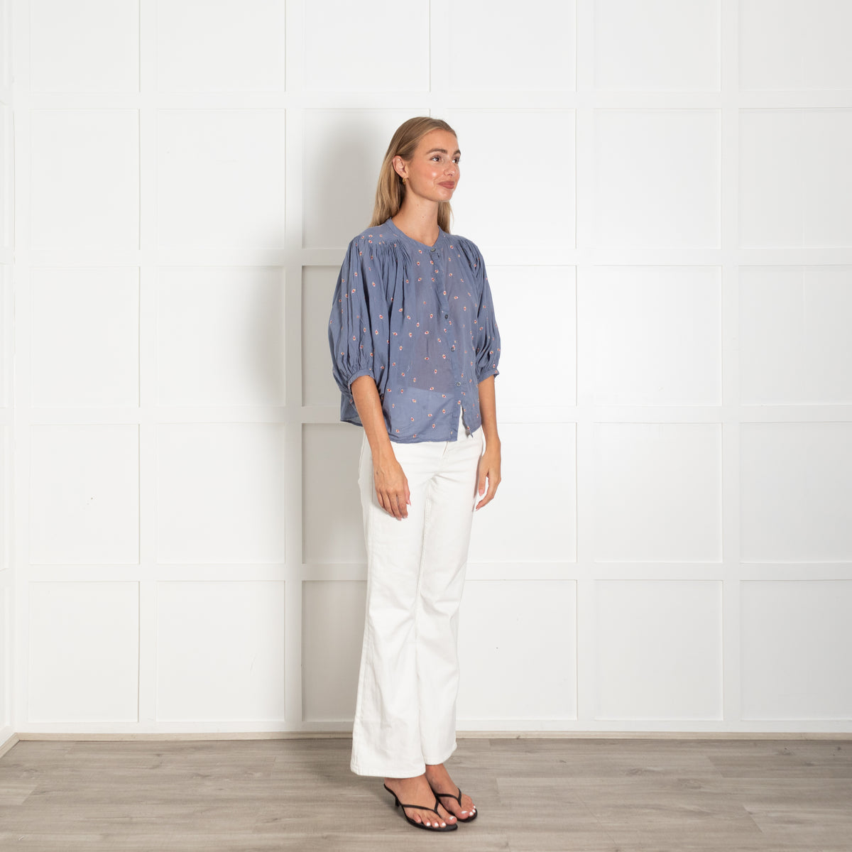 Bellerose Ink Oversized Blue Blouse