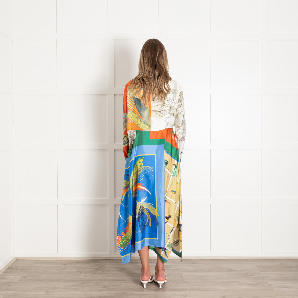 Weekend Max Mara Multicolour Abil Silk Midi Dress