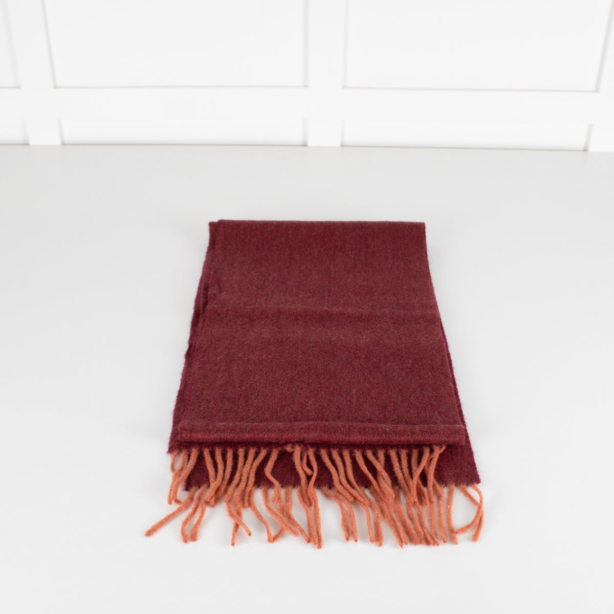 Johnstons of Elgin Red Cashmere Scarf