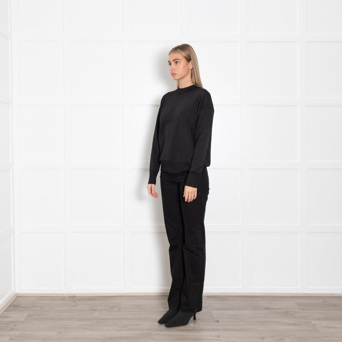 Boss Black Lurex Shimmer Jumper