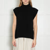 Cefinn Black Ribbed Knit Sleeveless Top
