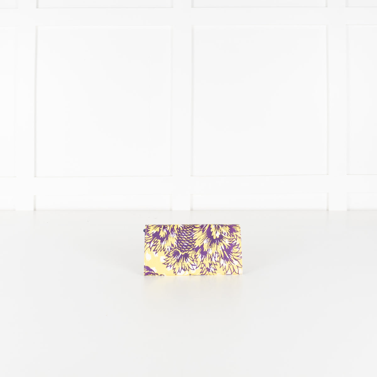 Vivienne Westwood Yellow Purple Plant Print Wallet