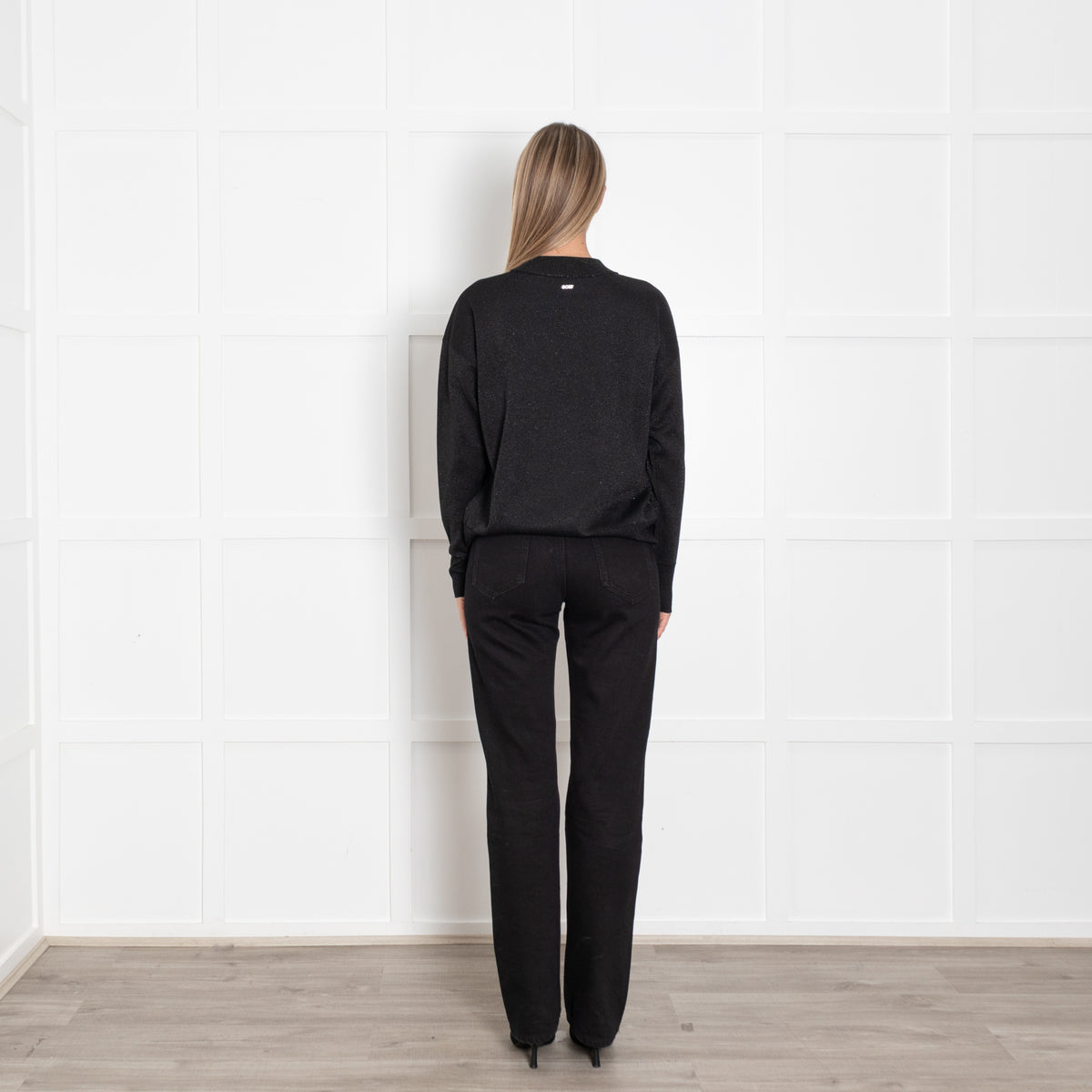 Boss Black Lurex Shimmer Jumper