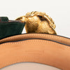 Roberto Cavalli Green Suede Belt