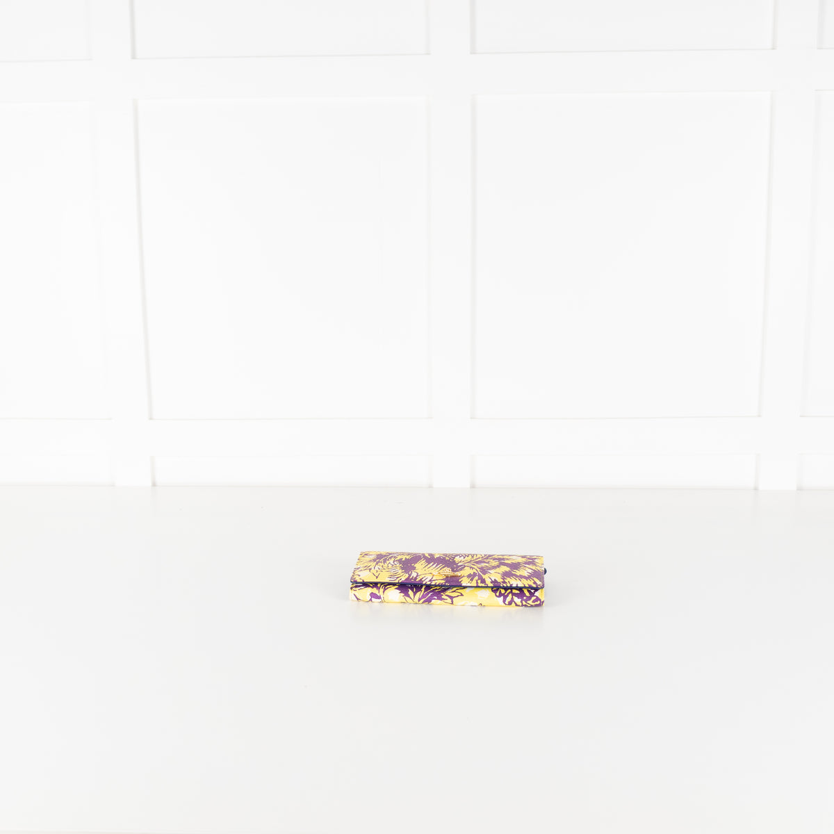 Vivienne Westwood Yellow Purple Plant Print Wallet