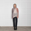 Rabens Salone Pink and Grey Tie Dye Mohair Jumper