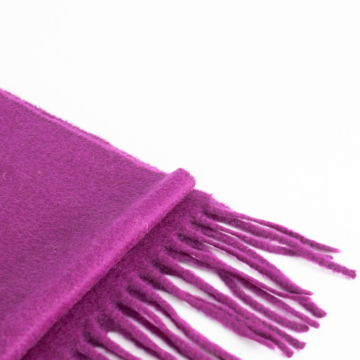 Johnstons of Elgin Purple Cashmere Scarf