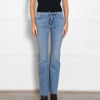 Veronica Beard Pale Wash Cameron Mid Rise Jeans