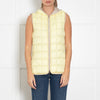 Fay Yellow Sleeveless Hood Puffa Gilet