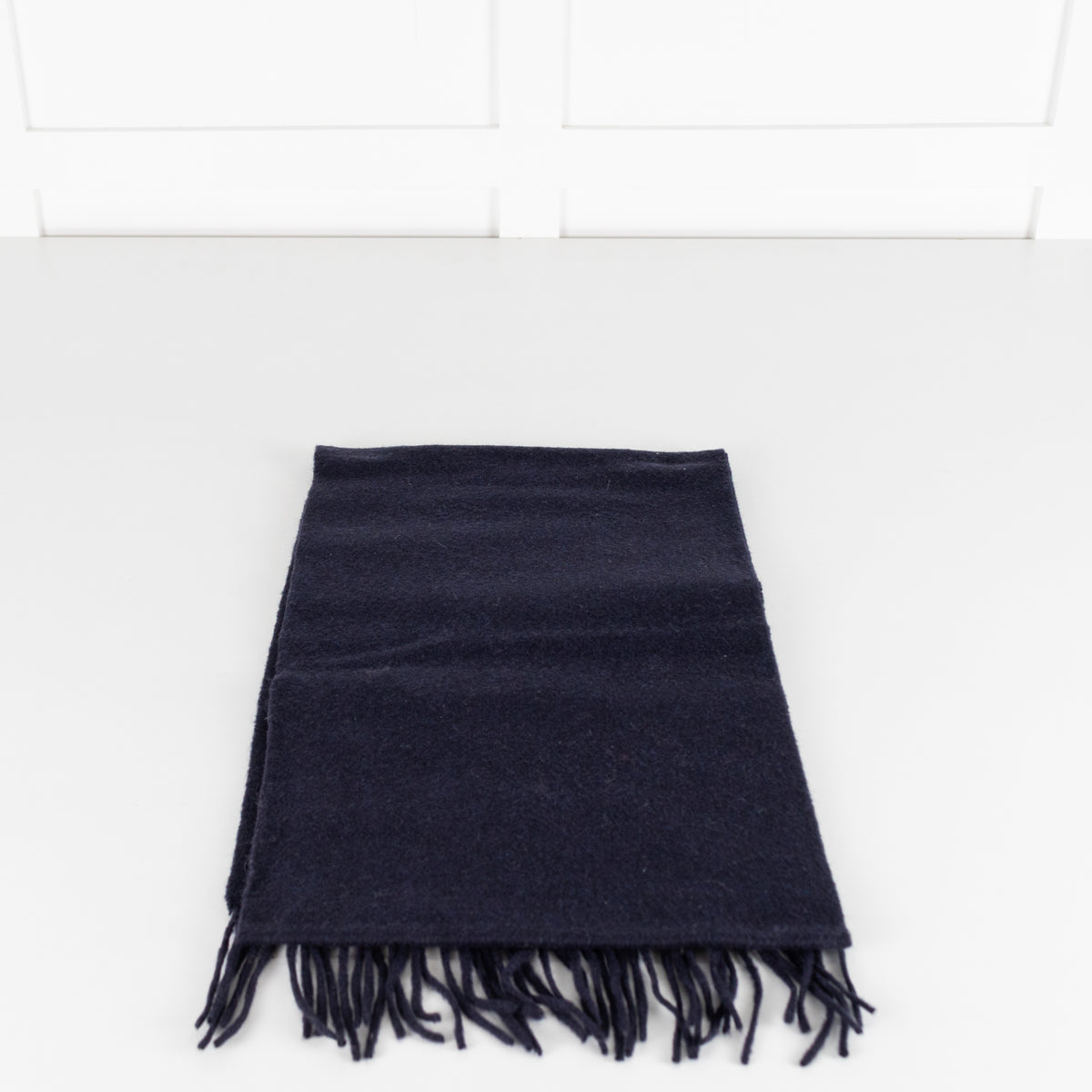Johnstons of Elgin Navy Cashmere Scarf
