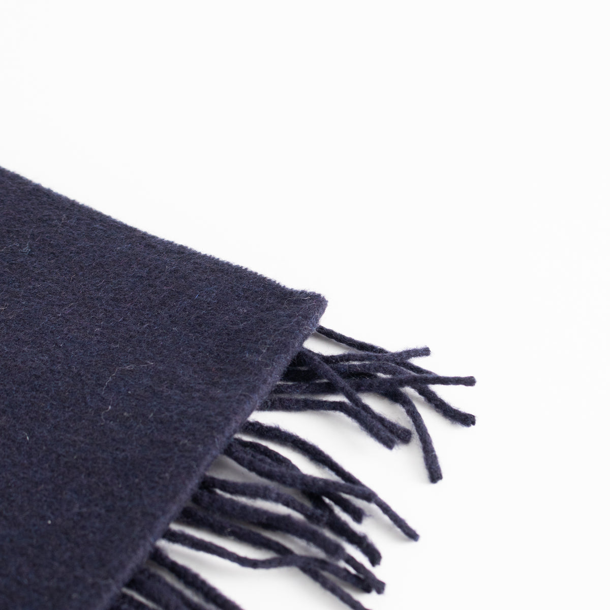 Johnstons of Elgin Navy Cashmere Scarf