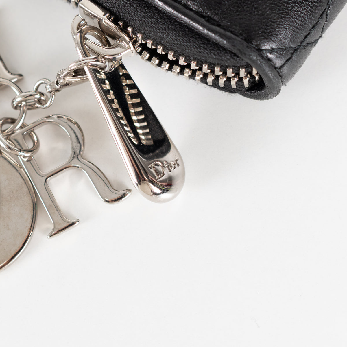 Christian Dior Black Cannage Lady Dior Wallet