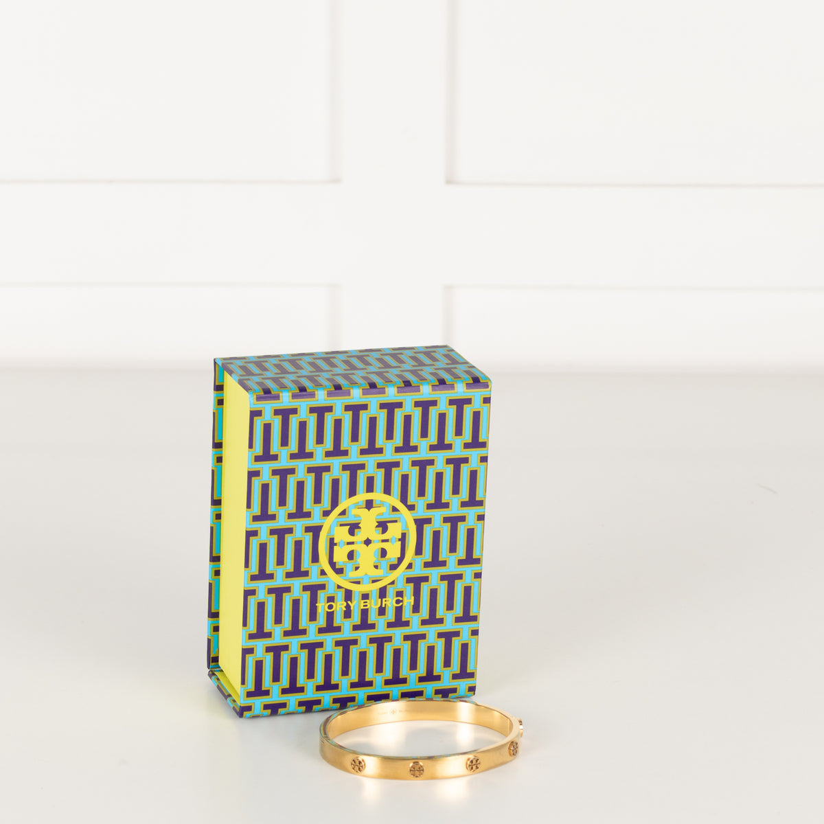 Tory Burch Gold Icon Hinge Bracelet