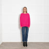Chinti & Parker Pink Round Neck Cashmere Jumper