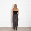 Soeur Grey High Waist Trousers