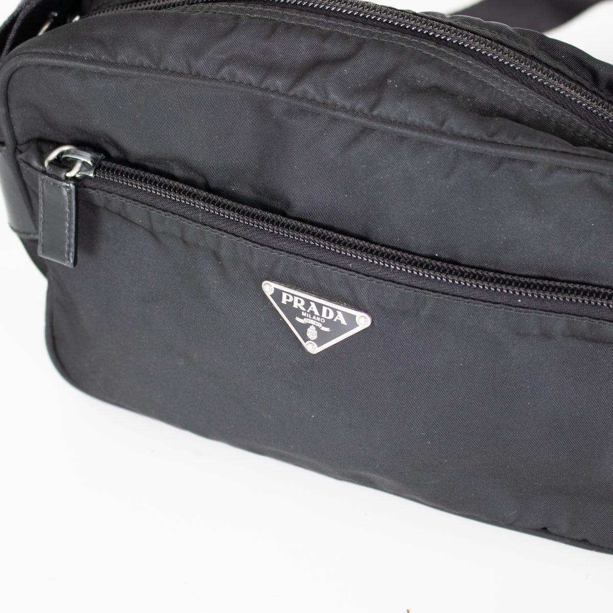 Prada Black Nylon Crossbody Bag