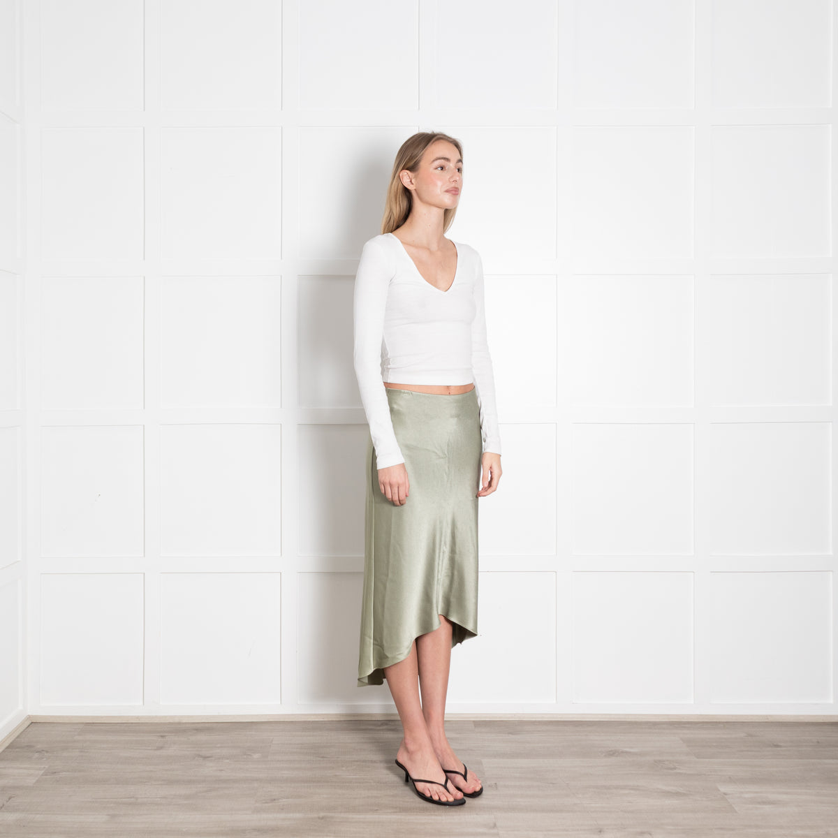 Alice + Olivia Sage Slip Skirt