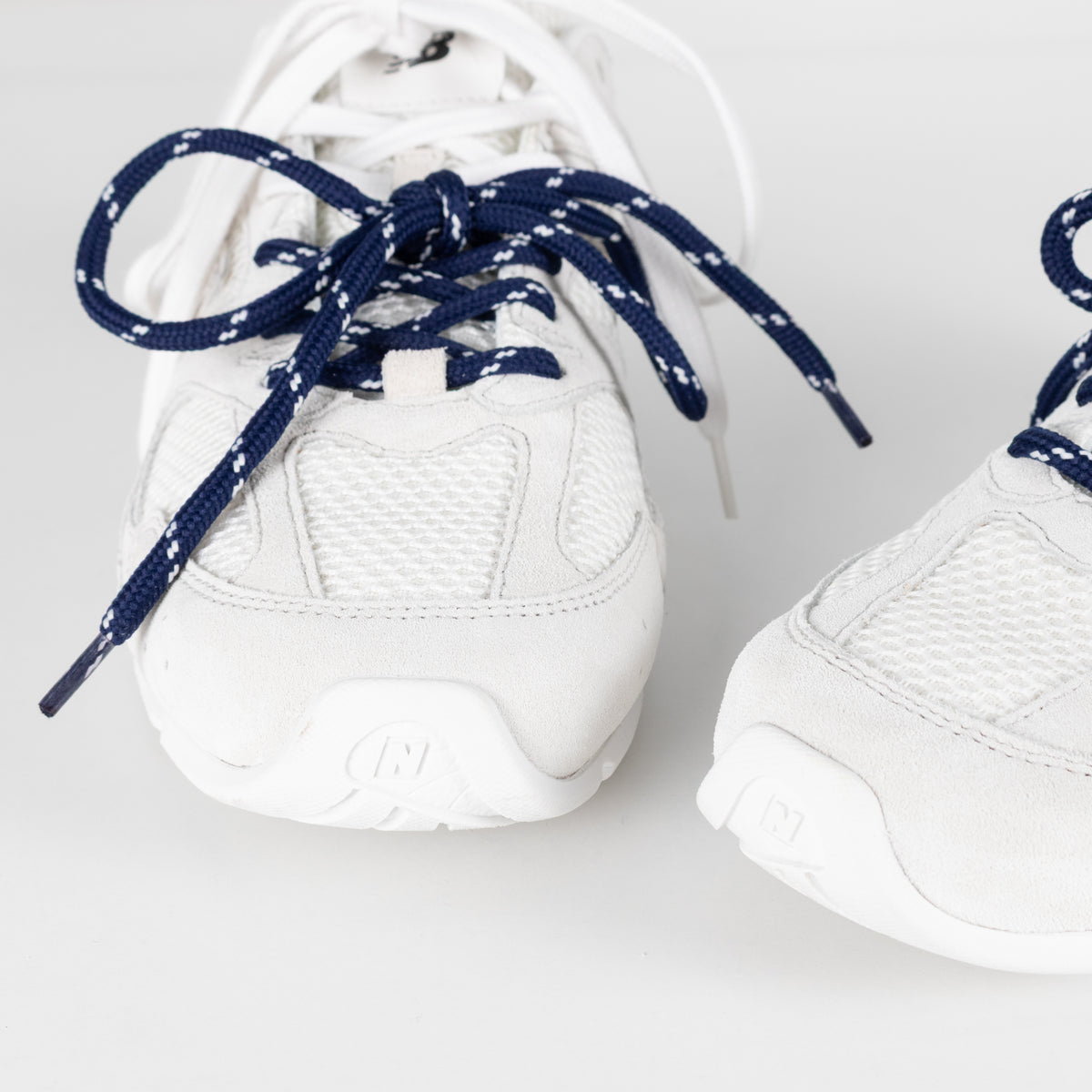 Miu Miu x New Balance White 530 SL Suede Mesh Trainers