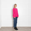 Chinti & Parker Pink Round Neck Cashmere Jumper