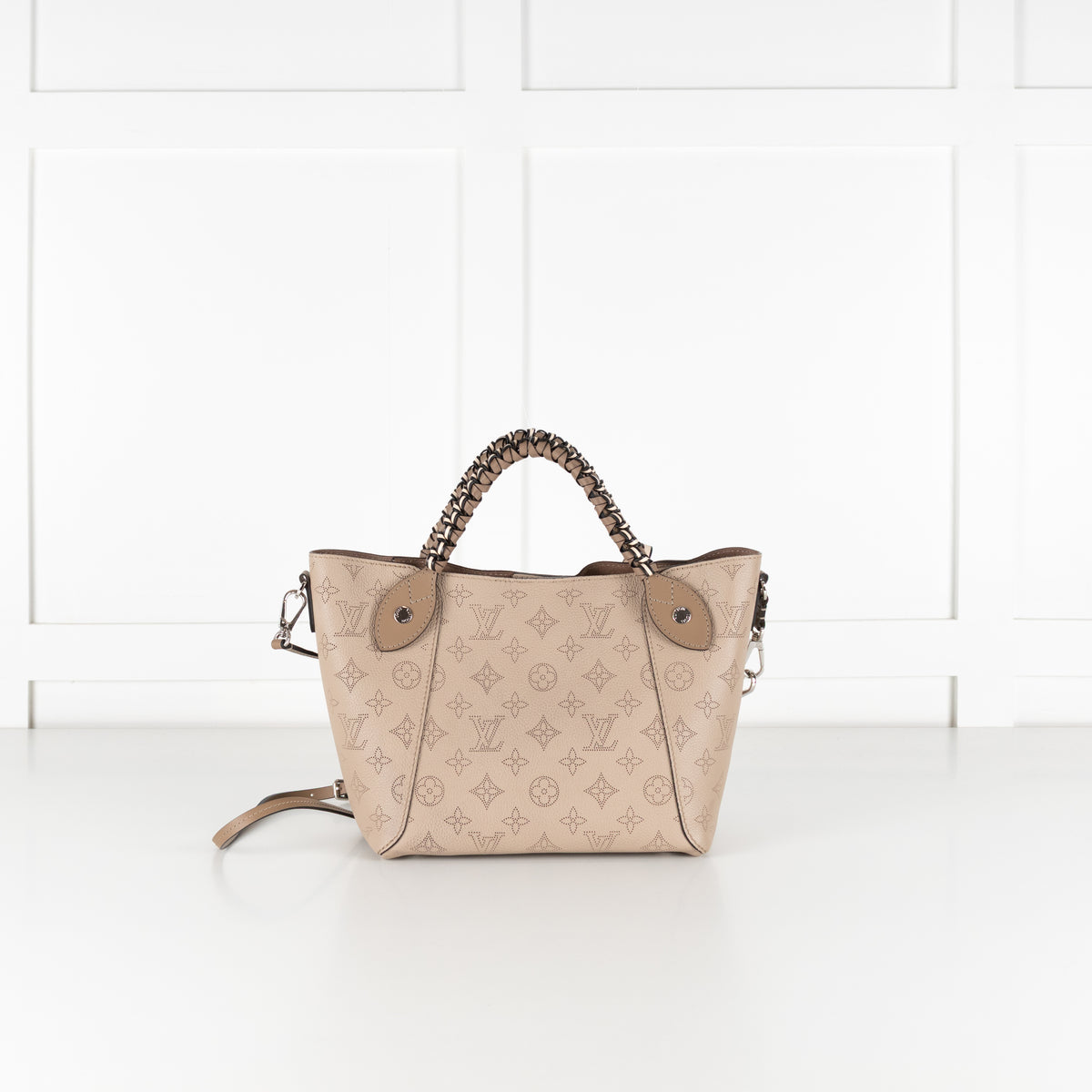 Louis Vuitton Taupe Perforated Monogram Leather Hina Bag