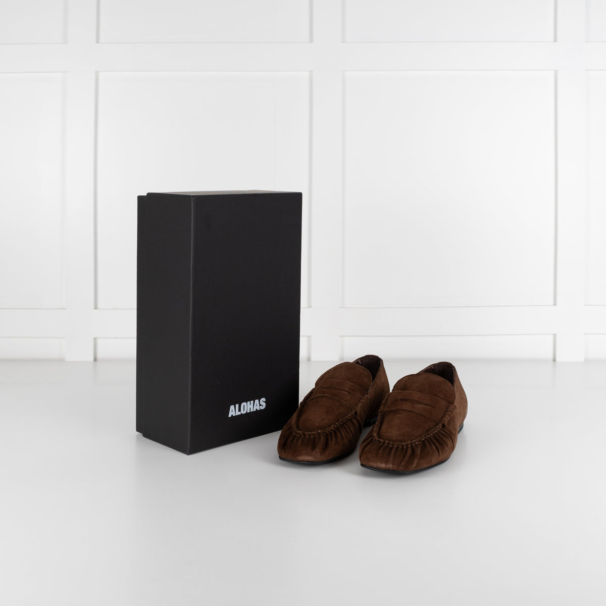 Alohas Aven Brown Suede Loafer