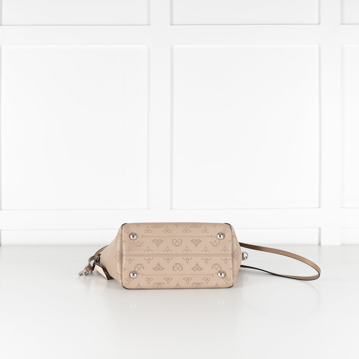 Louis Vuitton Taupe Perforated Monogram Leather Hina Bag
