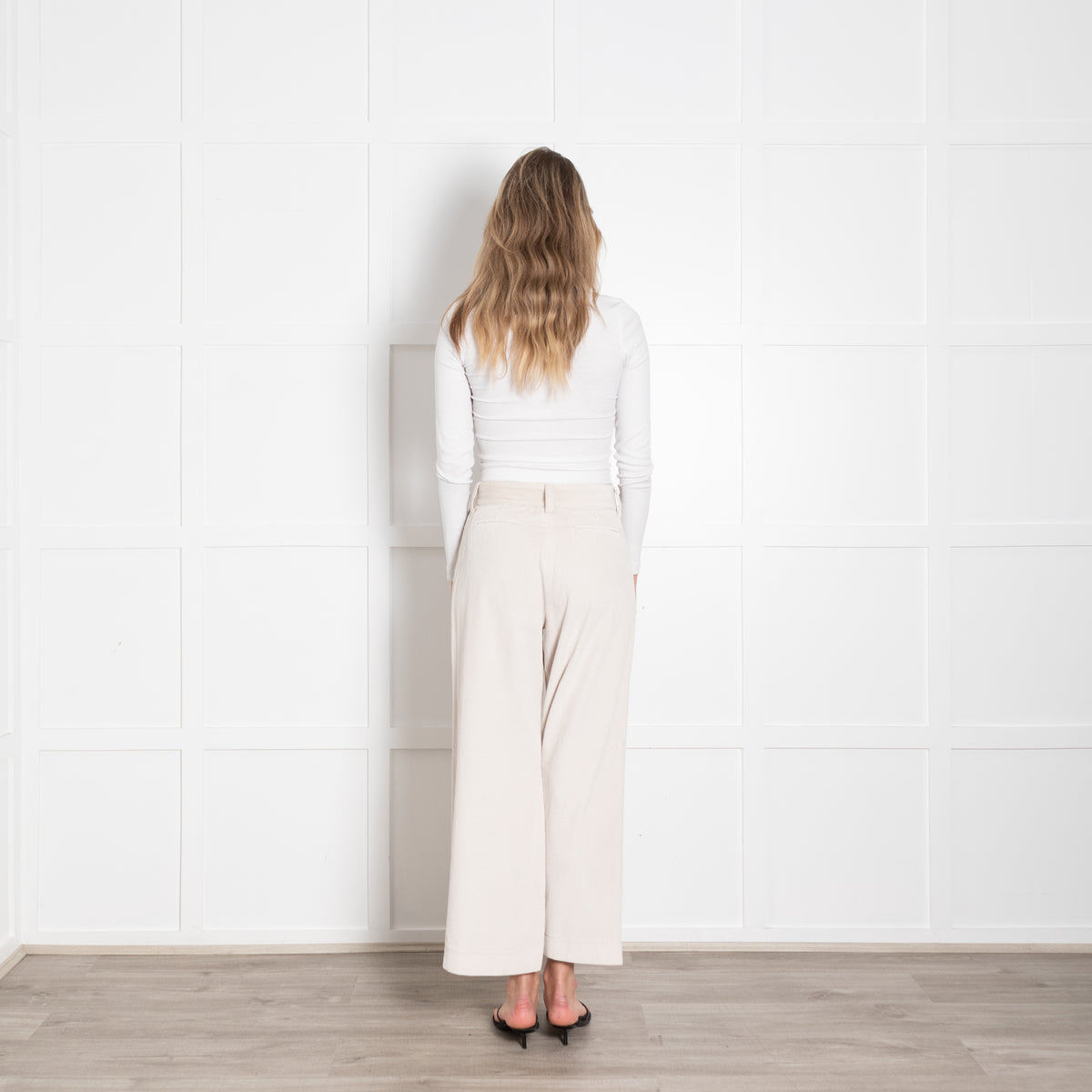 'S Max Mara Beige Corduroy Trousers