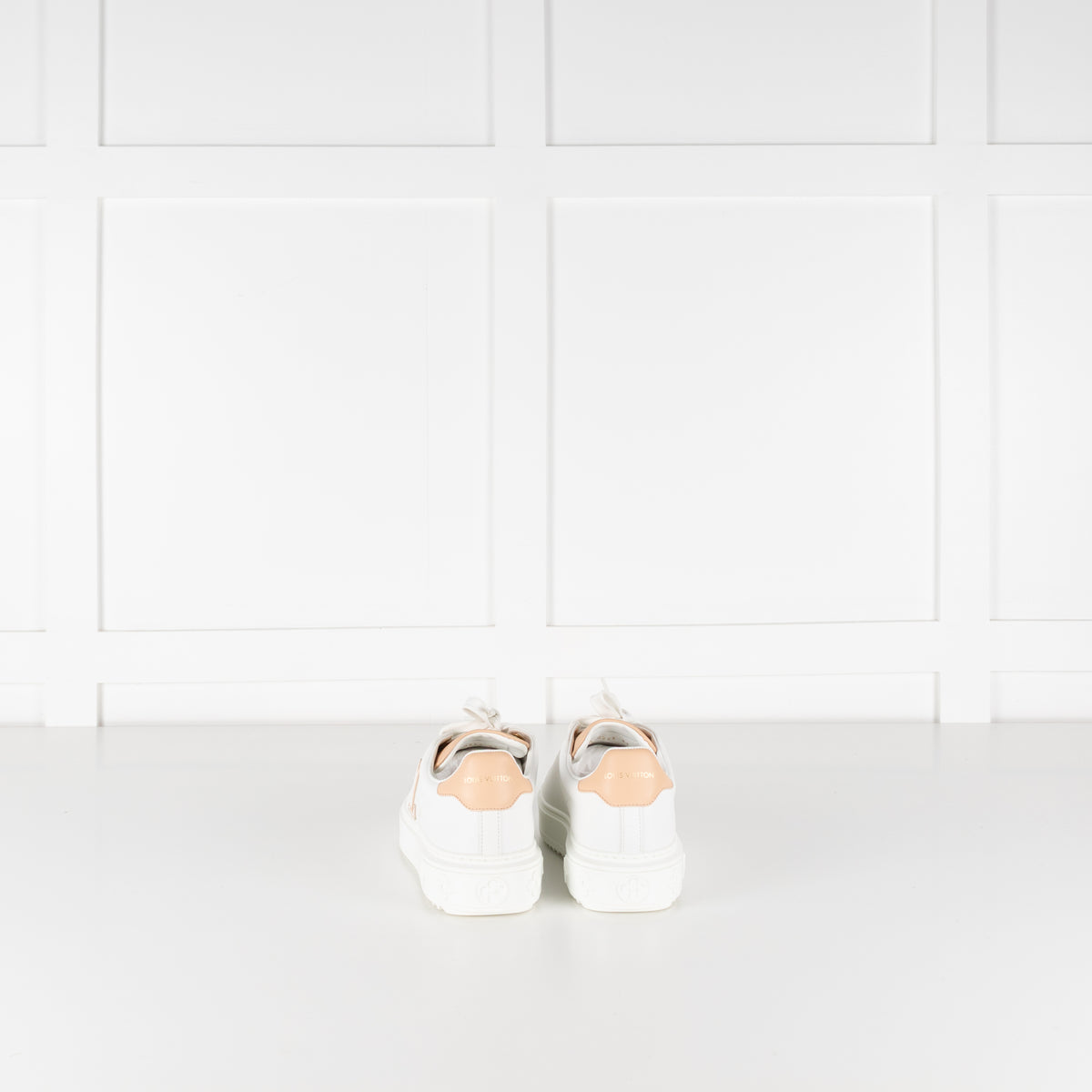 Louis Vuitton Time Out Beige & White Trainers