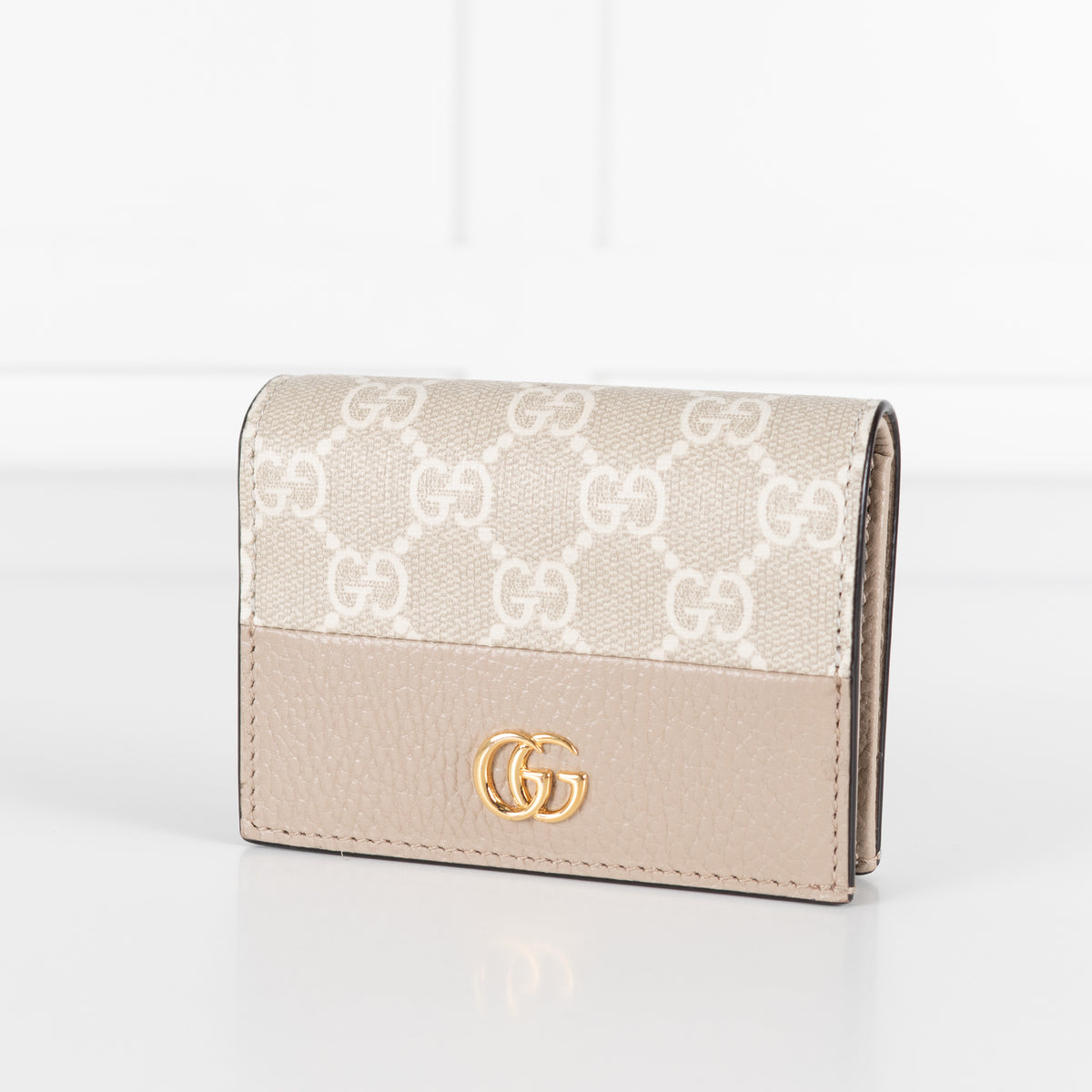 Gucci Bi Color GG Beige Marmont Wallet