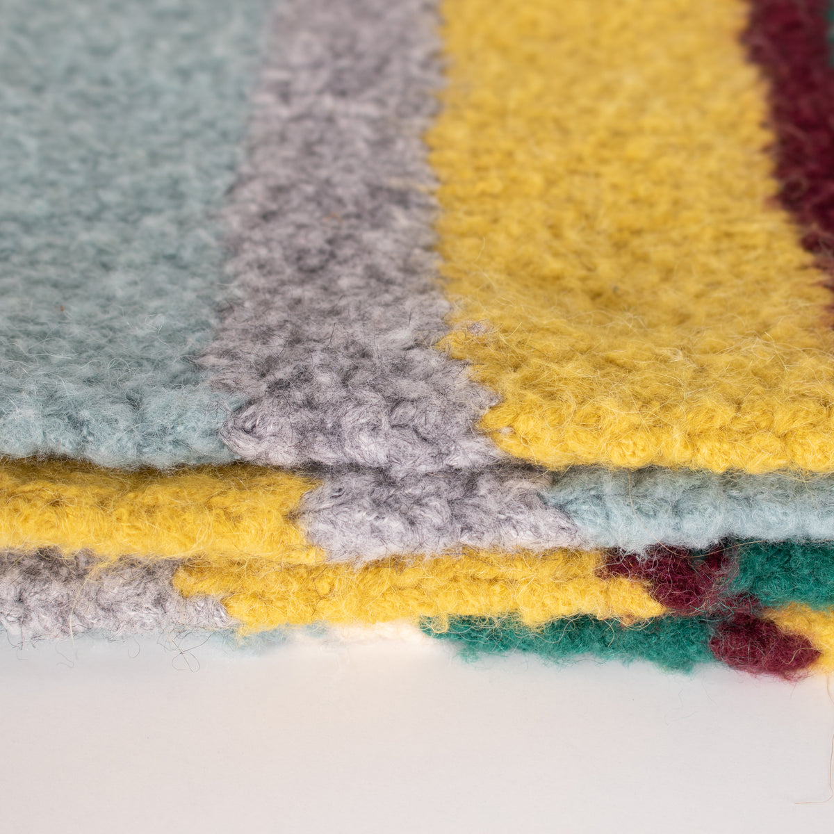 Wyse Multicoloured Chunky Knit Scarf