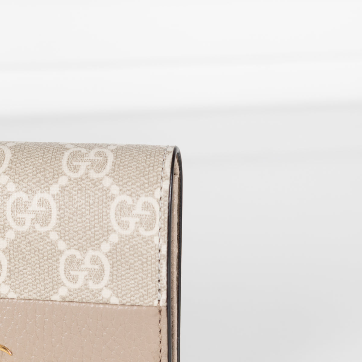 Gucci Bi Color GG Beige Marmont Wallet