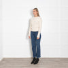 Autumn Cashmere Cream Cable Knit Short Jumper