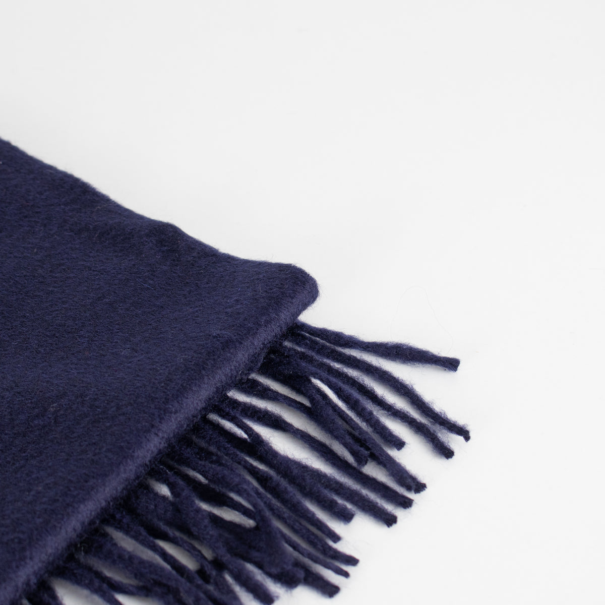 Fortnum and Mason Navy Cashmere Scarf