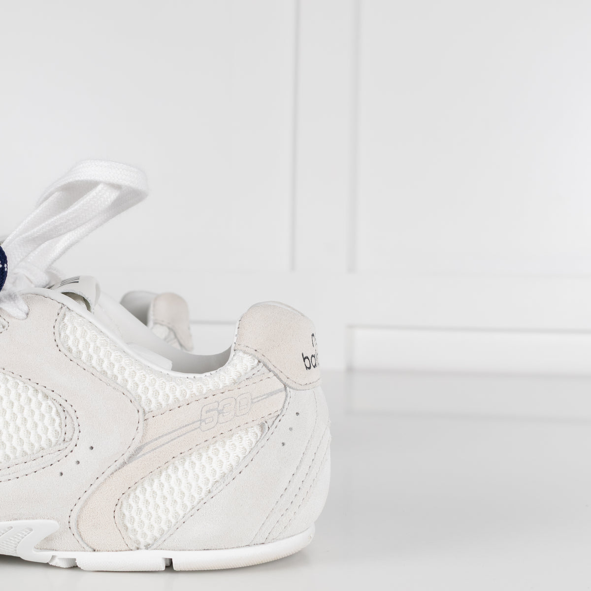Miu Miu x New Balance White 530 SL Suede Mesh Trainers