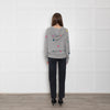 Wyse Grey Cashmere Hoodie with Multi Coloured Stars