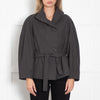 Soeur Grey Belted Drop Shoulder Jacket