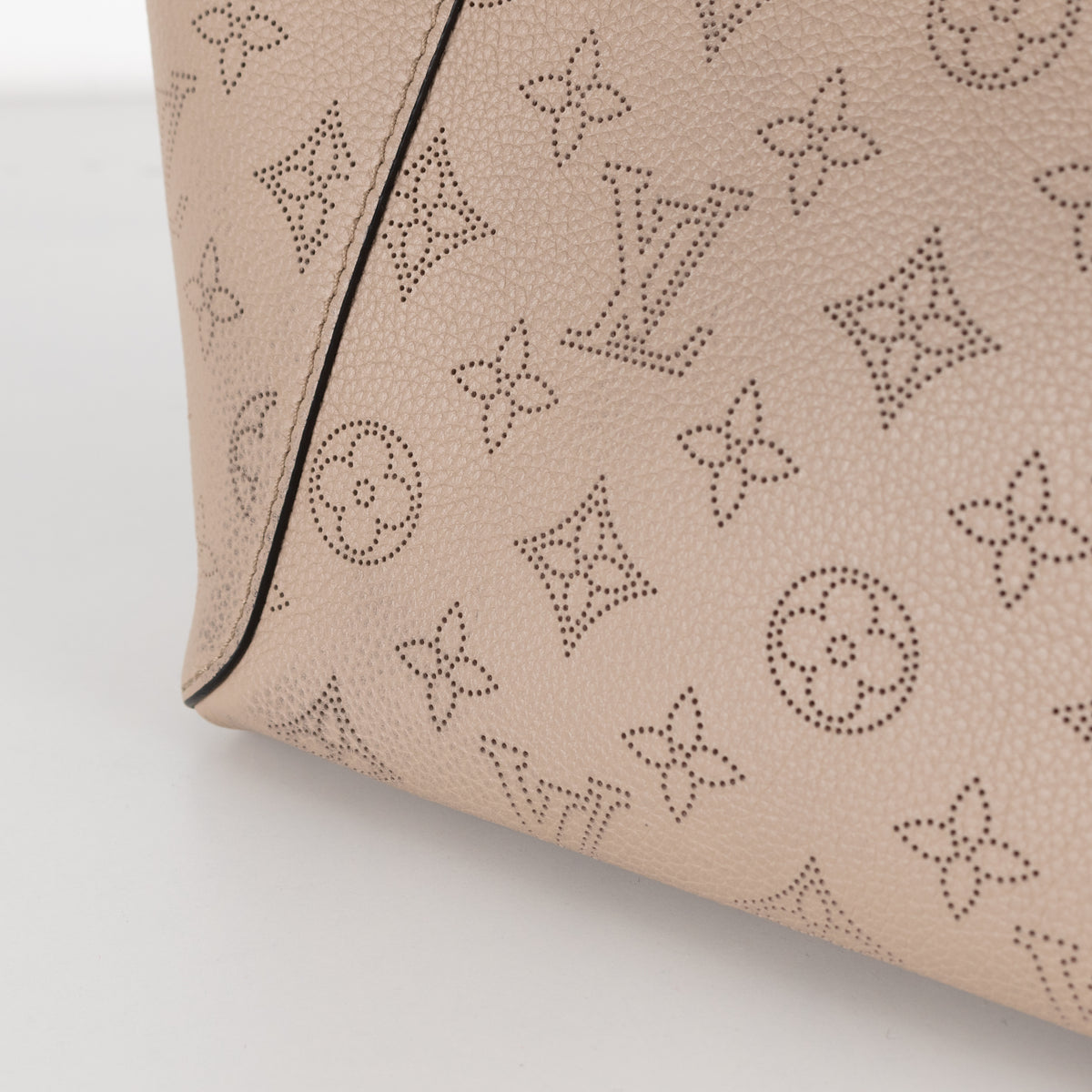 Louis Vuitton Taupe Perforated Monogram Leather Hina Bag