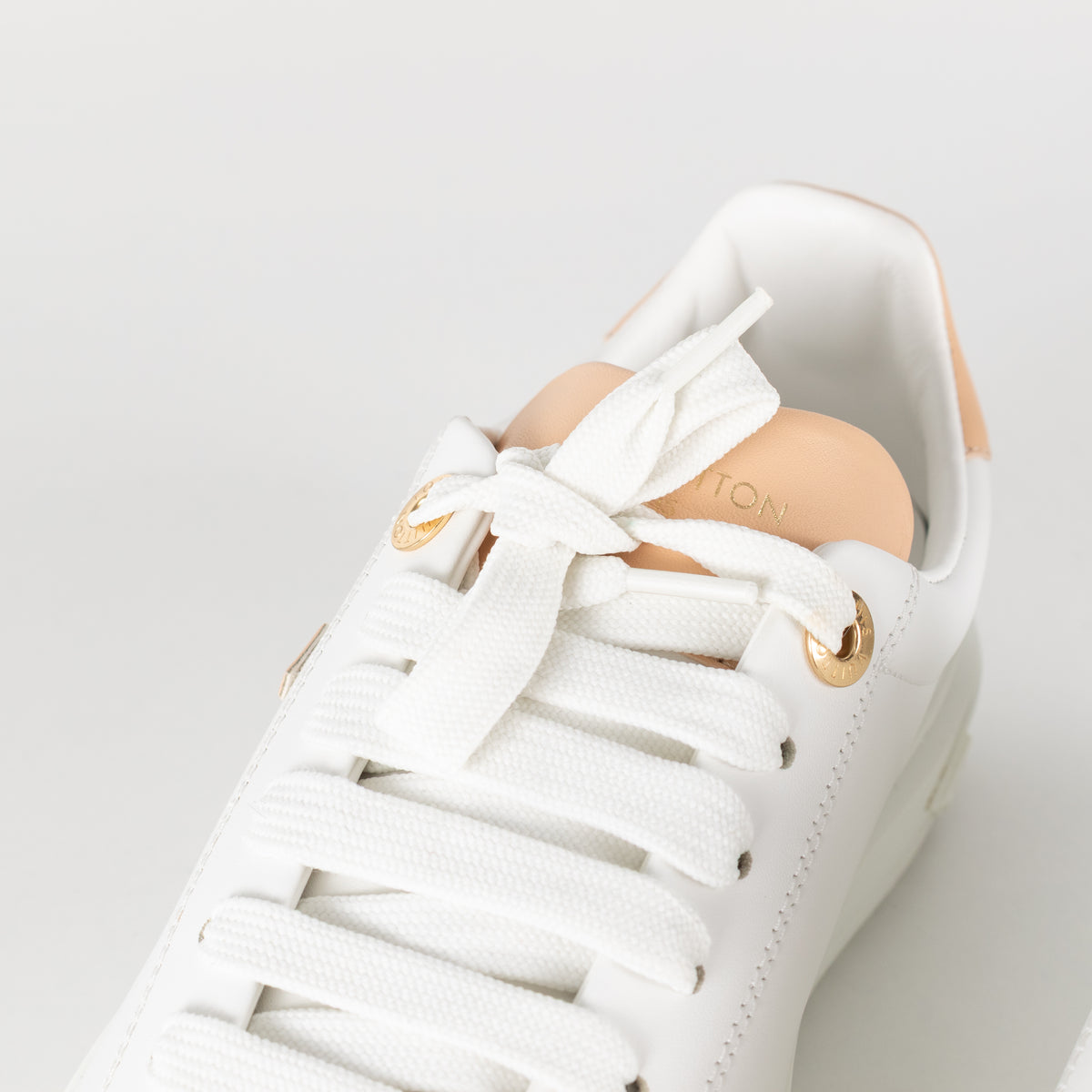 Louis Vuitton Time Out Beige & White Trainers